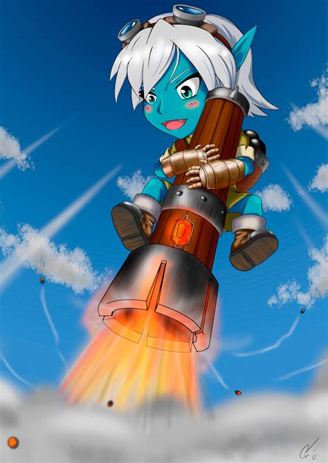 Tristana Fan Art Colored by AlSklad on DeviantArt