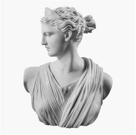 Image Of Statue Head Of Artemis Diana Greek Roman Goddess - Humanity 2.0, HD Png Download ...