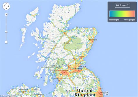 Map reveals mobile coverage across the UK and which network is best in YOUR area | Daily Mail Online