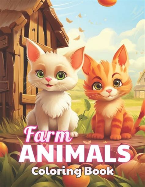 Farm Animals Coloring Book for Kids: High Quality +100 Beautiful Designs for All Ages by Donny ...