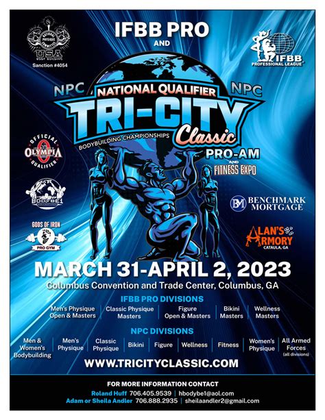 2023 IFBB Professional League Tri-City Pro & NPC Tri-City Classic - Tickets