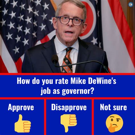 Ohio Republican Gov. Mike DeWine has a slightly higher approval rating among Democrats than ...