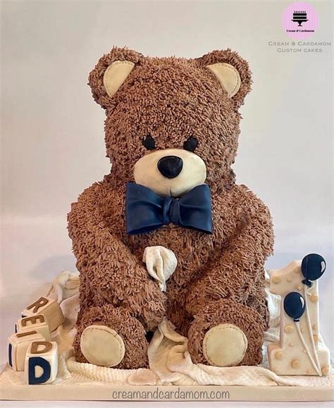 Teddy bear cake - Decorated Cake by Lakshmi iyer - CakesDecor