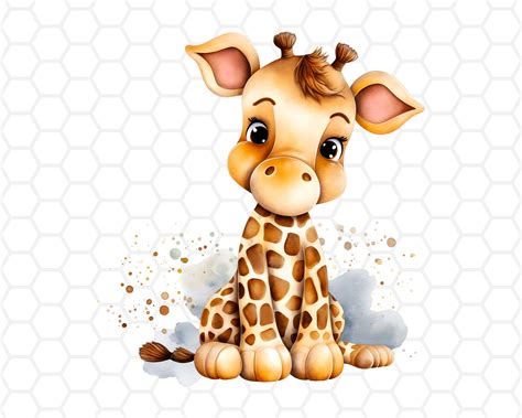 Baby Giraffe Png File for Sublimation, Giraffe Clipart, Giraffe Png, Giraffe Sublimation, Baby ...