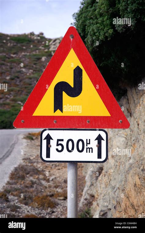 Greek road signs hi-res stock photography and images - Alamy