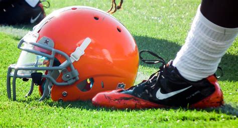 Cleveland Browns Helmet and Nike Shoe | Flickr - Photo Sharing!
