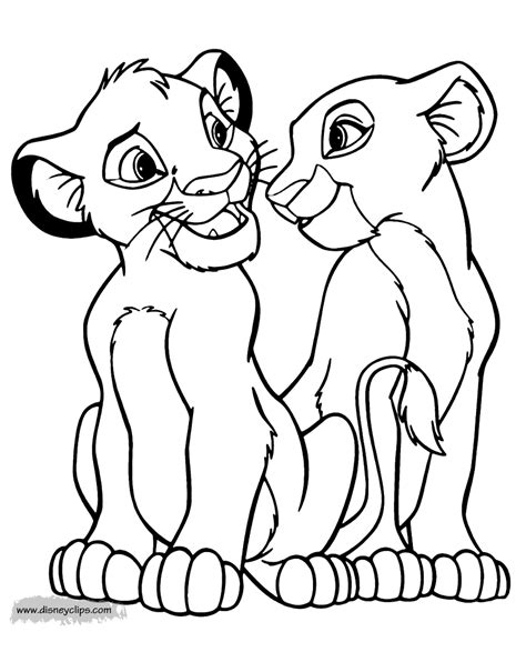 Lion King Printable Coloring Pages