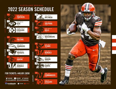 Cleveland Browns 2023 Printable Schedule