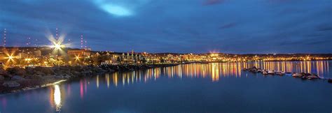 Duluth Skyline at Night Photograph by Bob Kinnison - Pixels