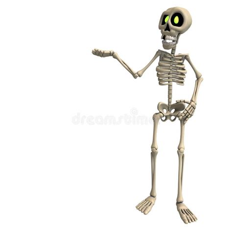 Very Funny Cartoon Skeleton Stock Illustration - Illustration of death ...