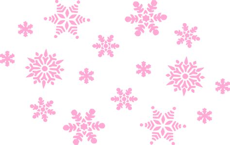 Pale Pink Snowflakes Clip Art at Clker.com - vector clip art online, royalty free & public domain