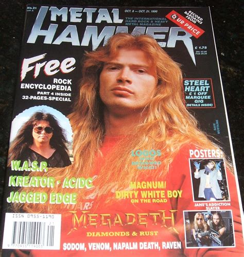 Buy METAL HAMMER ROCK MAGAZINE.No21.vol 5. october 1990. w.a.s.p., ac/dc, napalm death, jane's ...