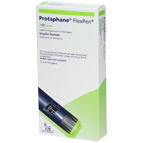 Protaphane® FlexPen® 100 I.E./ml 5x3 ml - shop-apotheke.com