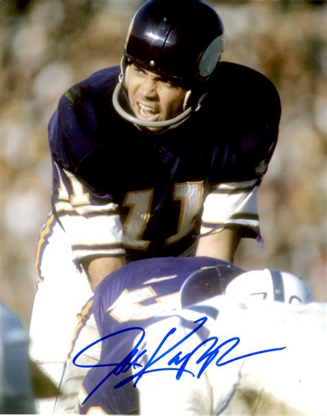 Autographed Signed Joe Kapp 8X10 Minnesota Vikings Photo