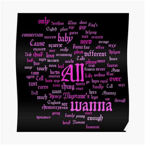 All You Wanna Do Posters | Redbubble