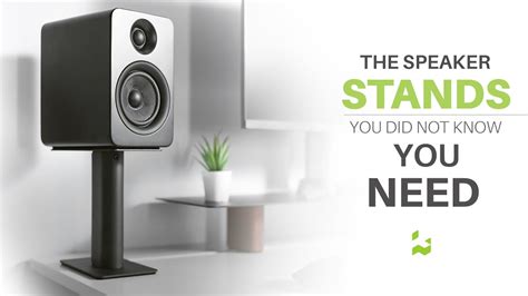 Improve Your Desktop Audio With These Speaker Stands | Kanto Solutions - YouTube