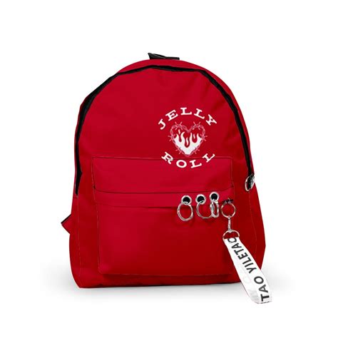 Jelly Roll Merch Backpacks Cosplay Daypack Unisex School Bag - Walmart.com