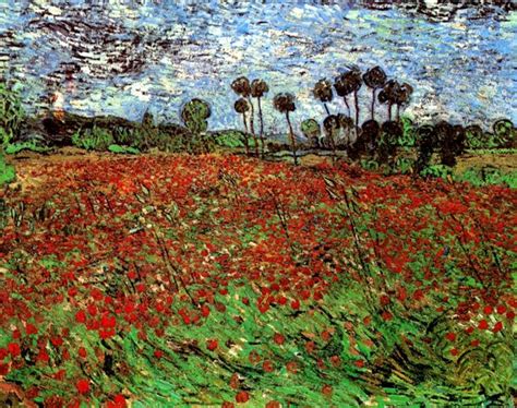 Field with Poppies, 1890 - Vincent van Gogh - WikiArt.org