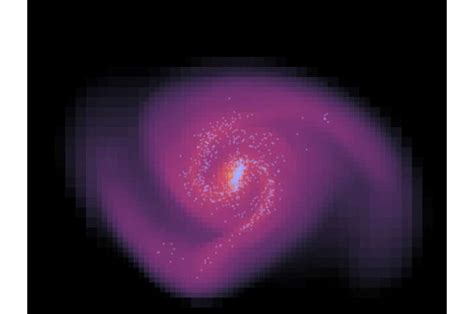 Galaxy formation simulated without dark matter