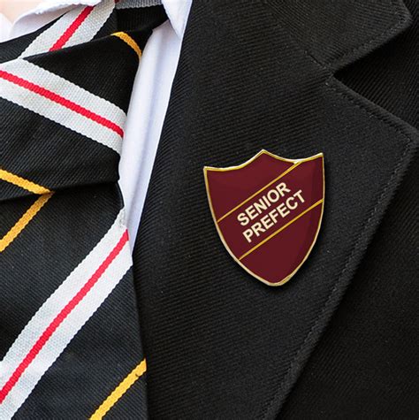 Senior Prefect Shield Badges | Same Day Dispatch | School Badge Store