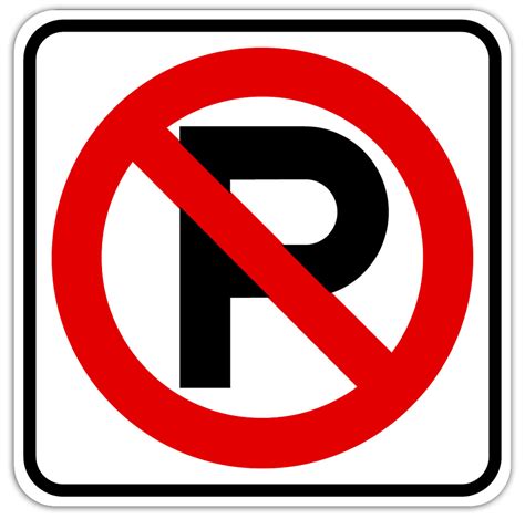 No Parking Symbol From Dornbos Sign & Safety