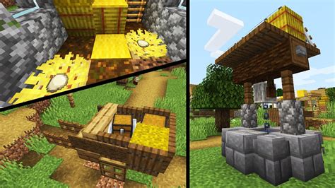 Minecraft: Quick and Easy Farm Decoration Ideas - YouTube