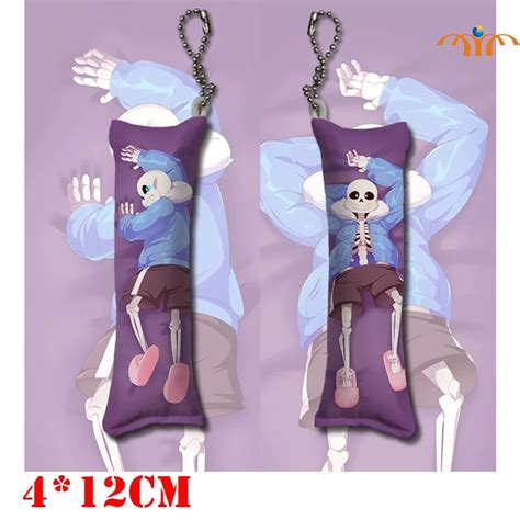 12cm Undertale Body Pillow Keychain Sans Papyrus Asriel Plush Doll ...