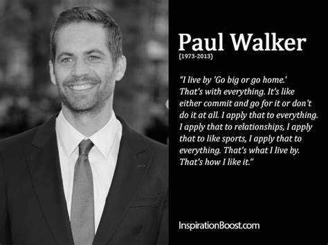 Paul Walker Life Quote