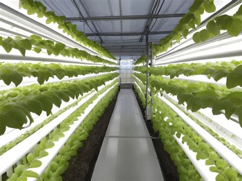 Growing Up. Vertical Farming and Hydroponics Reshaping Agriculture Stock Image - Image of ...