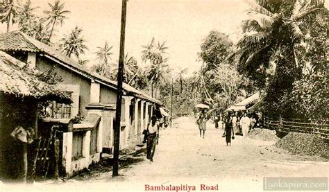 Bambalapitiya road Colombo c.1900s