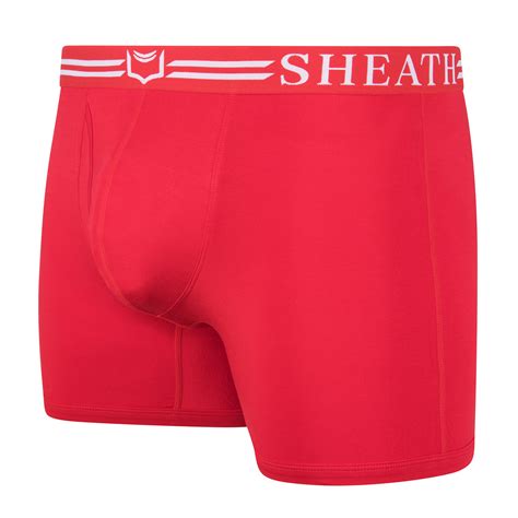 SHEATH 4.0 Men's Dual Pouch Boxer Brief // Red (Small) - Sheath Underwear - Touch of Modern