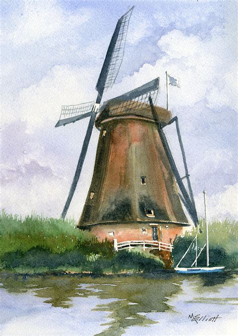 The Windmills of Your Mind Painting by Marsha Elliott - Pixels