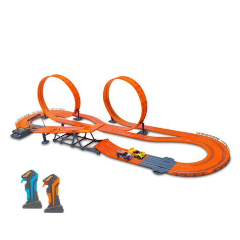 Hot Wheels Anti-Gravity Slot Car Track Set, 24.9 - Walmart.com ...