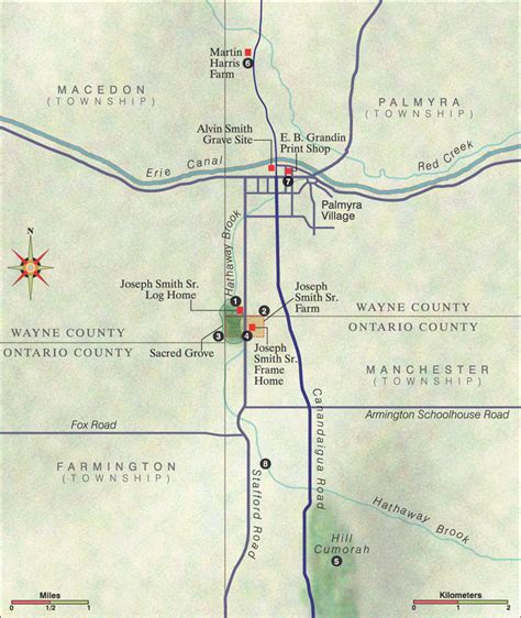 Palmyra New York Map