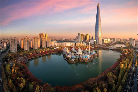 Download Water Tree South Korea City Cityscape Man Made Seoul HD Wallpaper