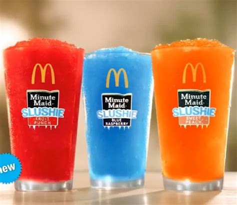 Minute Maid Slushie FREE at McDonalds Today Only