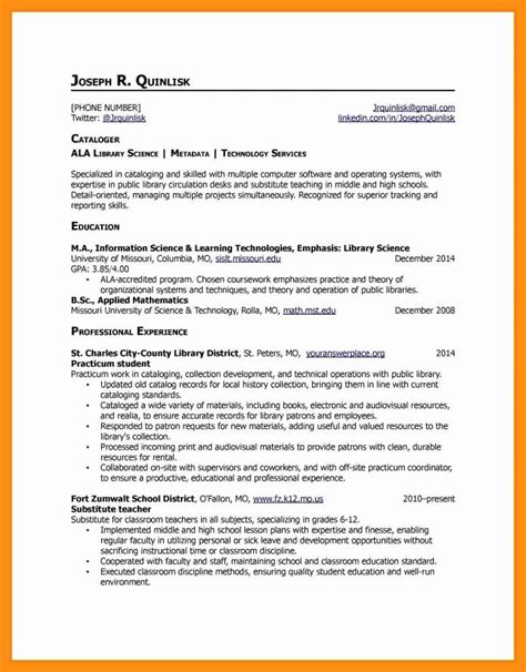 Resume for Librarian assistant | Letter Example Template