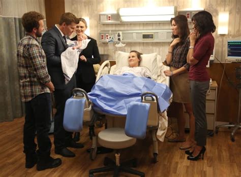 Hodgins, Booth, Brennan, Angela, and Cam Celebrate the Birth of Daisy ...