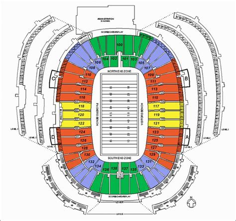 Lambeau Stadium Seating | ... - Lambeau Field Green Bay Tickets - Lambeau Field Seating Chart ...