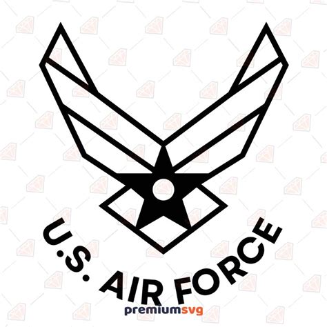 U.S. Air Force Logo SVG Cut File, Air Force Vector Logo | PremiumSVG