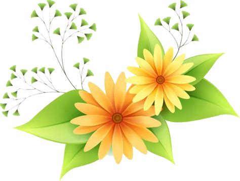 Flowers Vectors Png Clipart Transparent HQ PNG Download | FreePNGImg