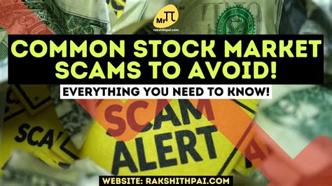 Five (5) Most Common Scams in Stock Market: