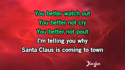 Santa Claus Is Coming to Town - Tony Bennett | Karaoke Version ...