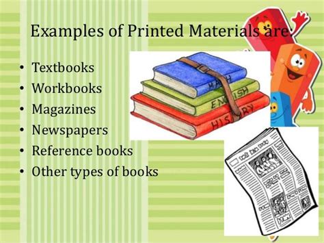 Supplemental Materials • Sometimes called Instructional Aids or Pedagogical Aids • Materials ...