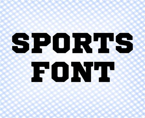 Sport Font Svg Varsity Font Svg College Font Svg Sport | Etsy