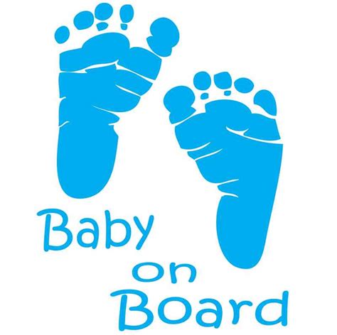 Blue Baby Feet - ClipArt Best