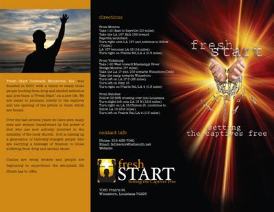 Christian Brochure Design for Churches Ministries Non-Profits Businesses