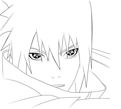 Sasuke Uchiha Coloring Pages