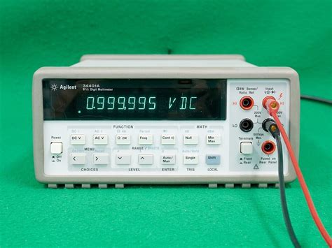 HP / Agilent 34401A Used Digital Multimeter 6½ Digit Tested & Spot-on ...