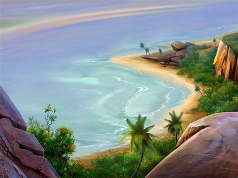 Tropical Island Desktop Wallpaper - WallpaperSafari